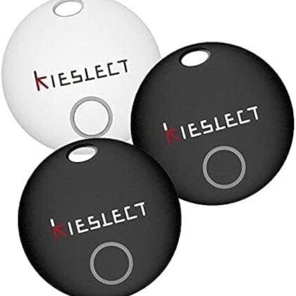 Kieslect Smart Tag Lite Pack (2 x Black and 1 x White) Black White